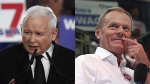 Jaroslaw Kaczynski y Donald Tusk