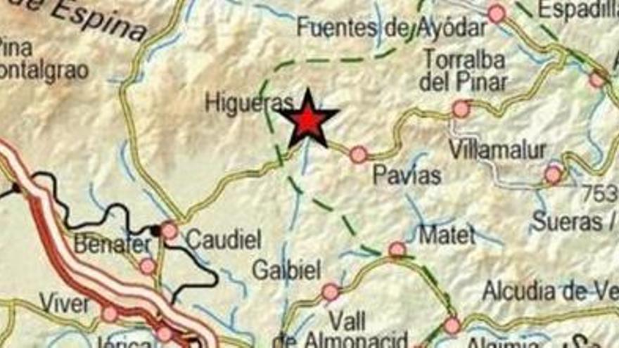 Registrado un terremoto de magnitud 3 en la provincia de Castellón