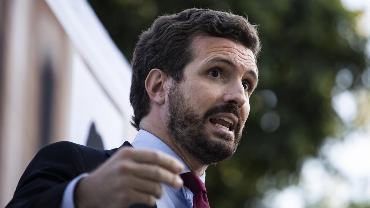 El líder del PP, Pablo Casado.