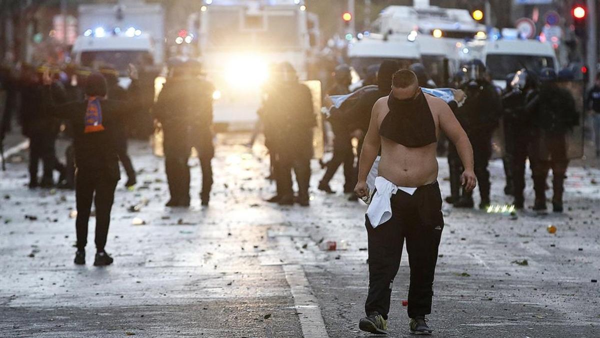 Las calles de Marsella vivieron graves incidentes