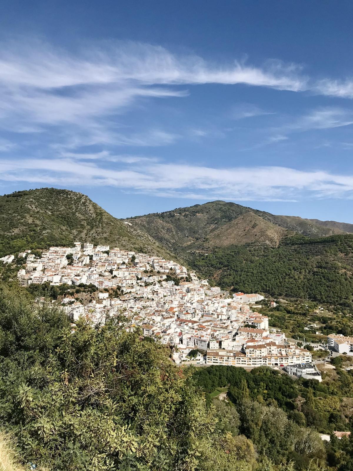 Vista de pájaro de Ojén