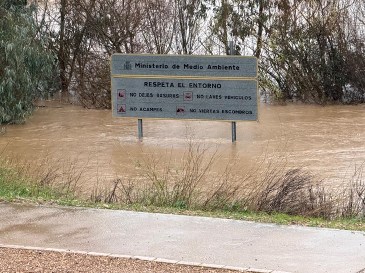 Imagen del Guadiana en Circunvalación .