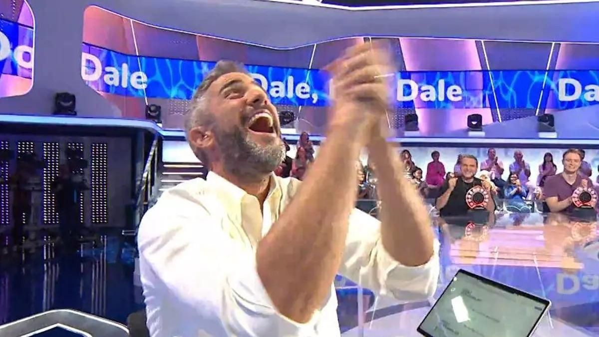 La cara de felicidad de Leal al ver lo sucedido en 'Pasapalabra'