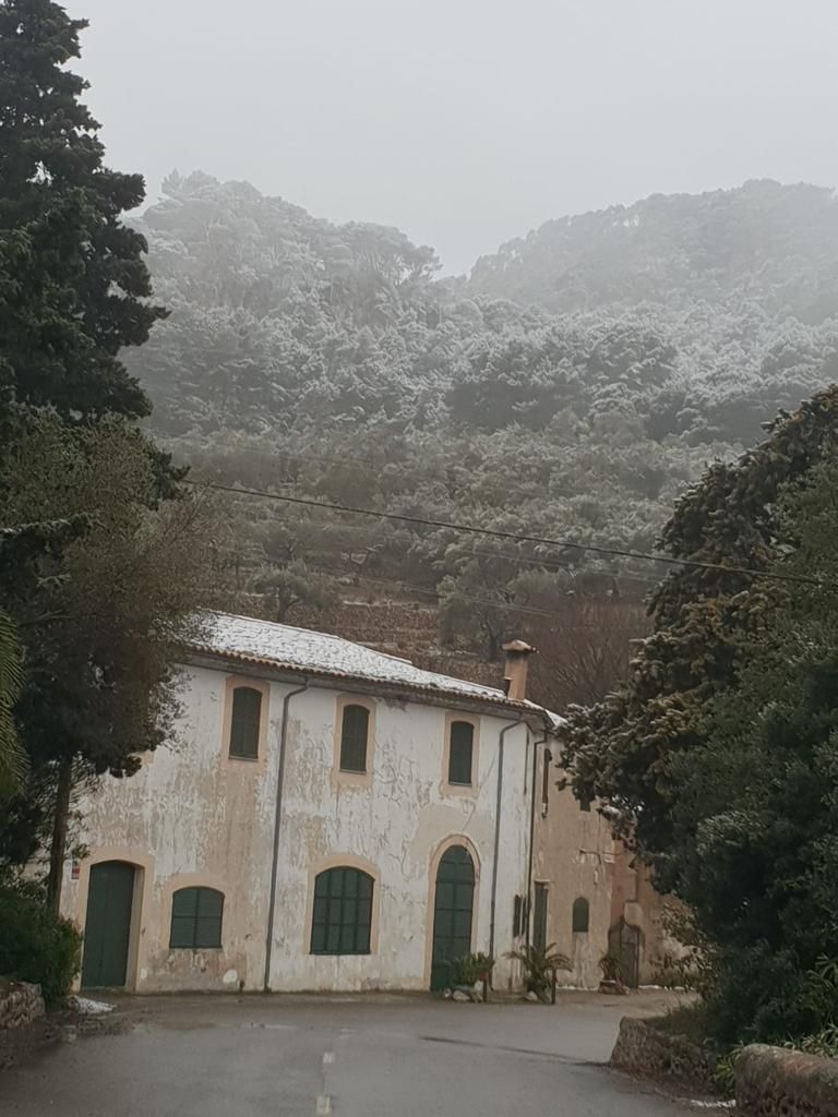 La nieve vuelve a Mallorca
