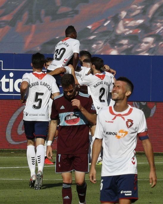 Las mejores imágenes del Osasuna - Celta. // Eduardo Sanz Nieto (LOF) | Villar López (EFE)