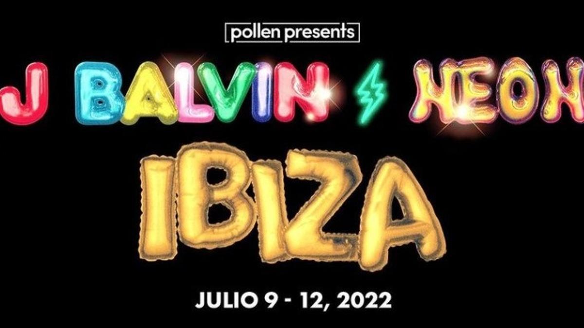 J Balvin anuncia la llegada a Ibiza de su evento 'Neon'