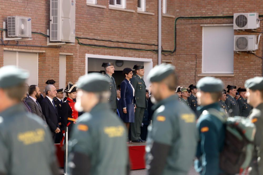 Toma de posesión del nuevo coronel jefe de la Comandancia de la Guardia Civil de Málaga