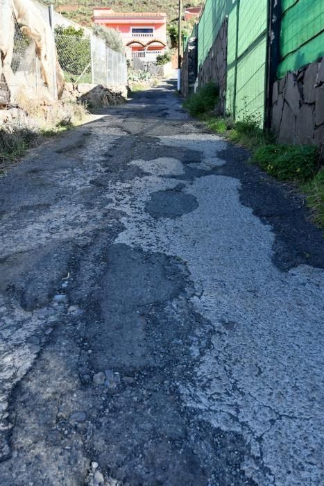 Caminos rurales a asfaltar en Telde