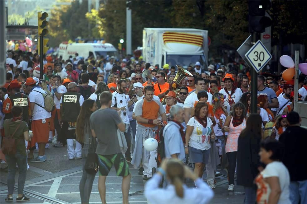 Las peñas se ponen en marcha / en directo con imágenes