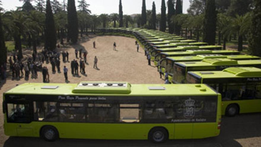 Badajoz renueva su flota de buses con 21 vehículos de baja emisión de gases