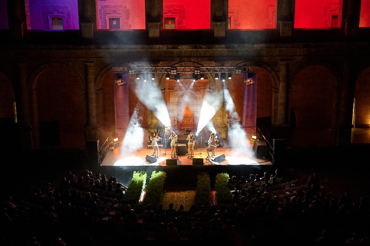 El Cuarteto de Cuerda de Valencia durante una de sus actuaciones.