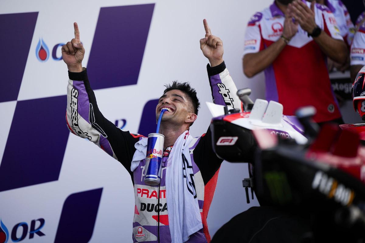 Jorge Martín (Ducati) volvió a ser, hoy, en Tailandia el más veloz.