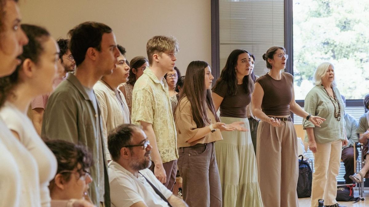 El coro inclusivo Cantatutti en uno de sus ensayos.