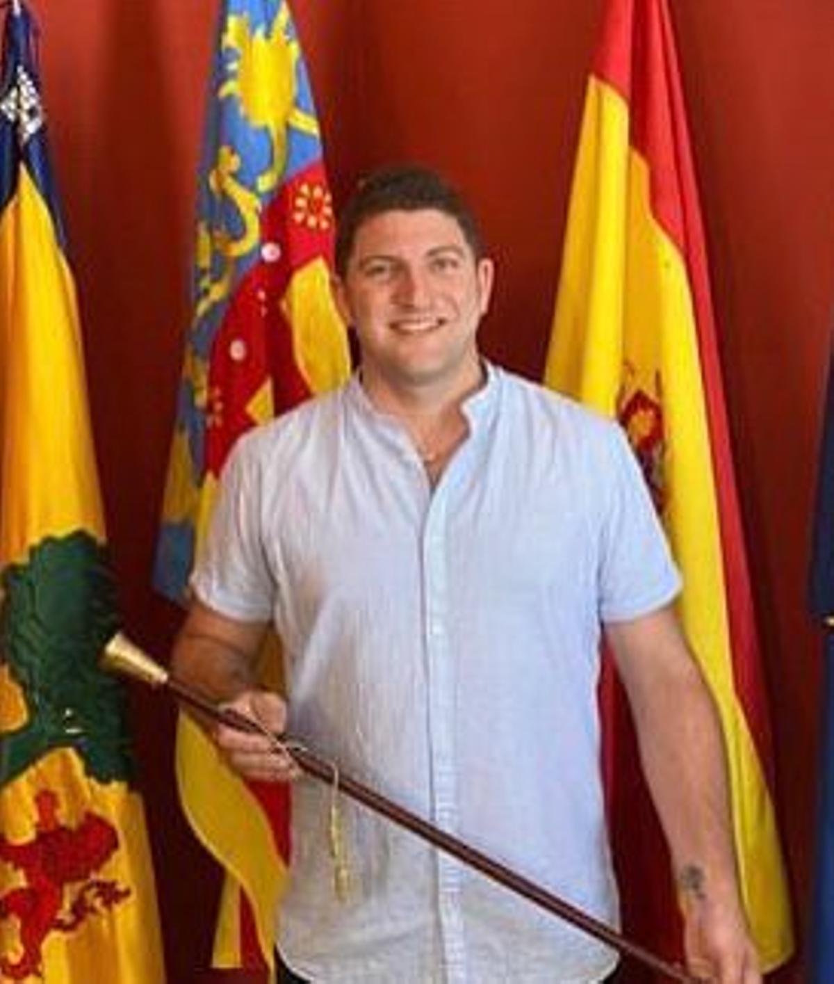 El nuevo alcalde, César Palmer.