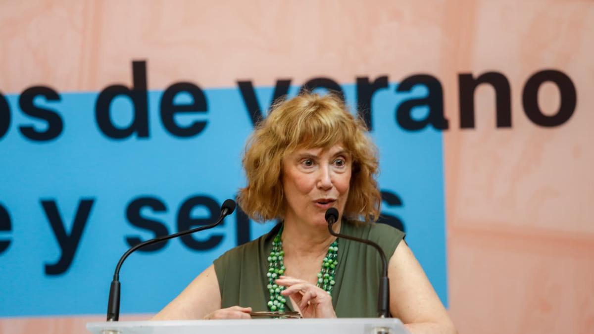 Marta Férnandez-Muro en la presentación de la sexta edición de La Inmortal.