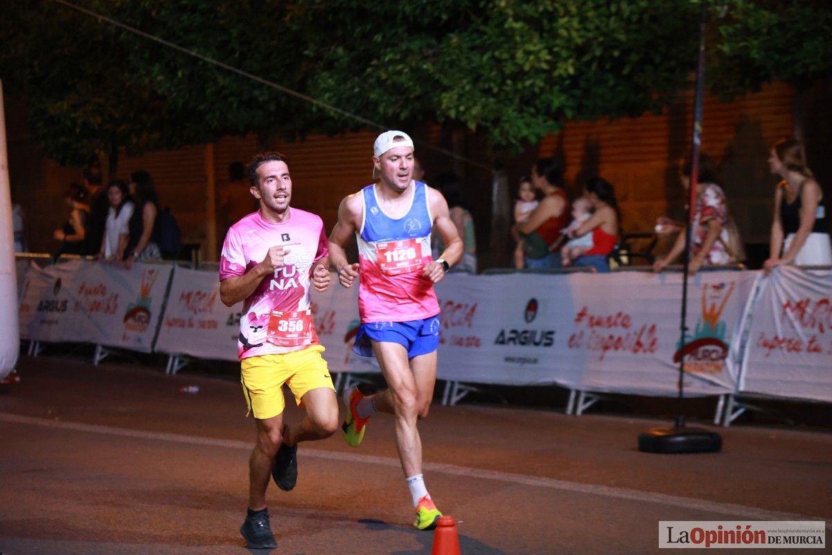 Las mejores imágenes de la carrera nocturna de Murcia