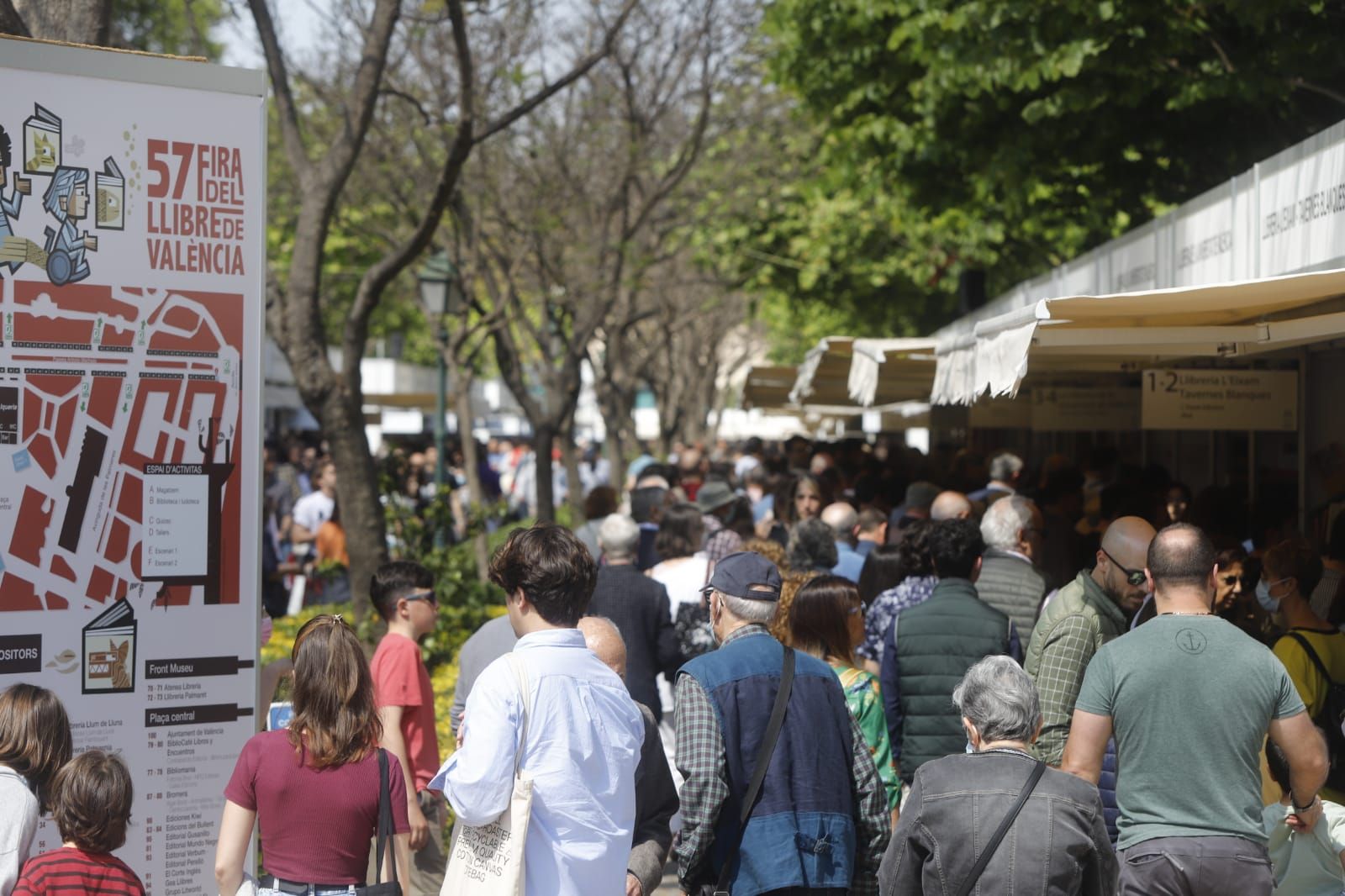 Feria del Libro en Valencia este domingo 1 de mayo