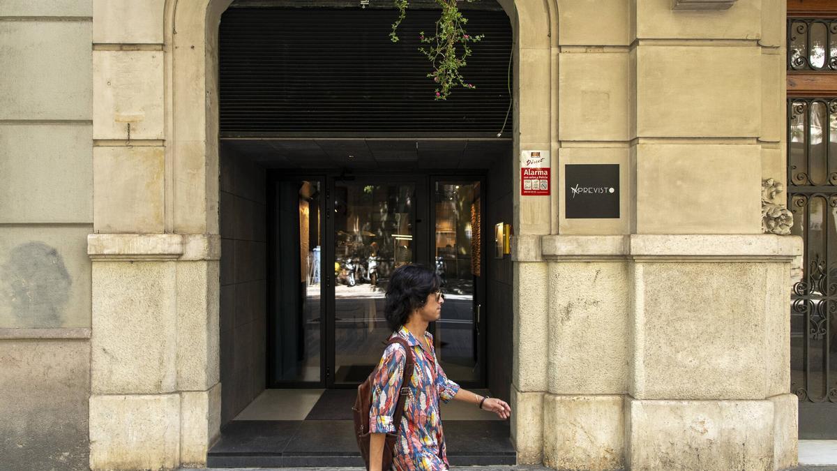 La entrada del restaurante Imprevisto.