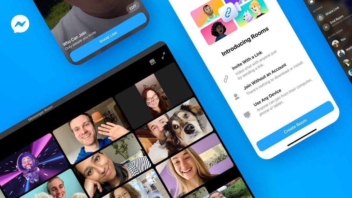 Messenger Rooms ya permite hacer retransmisiones en directo