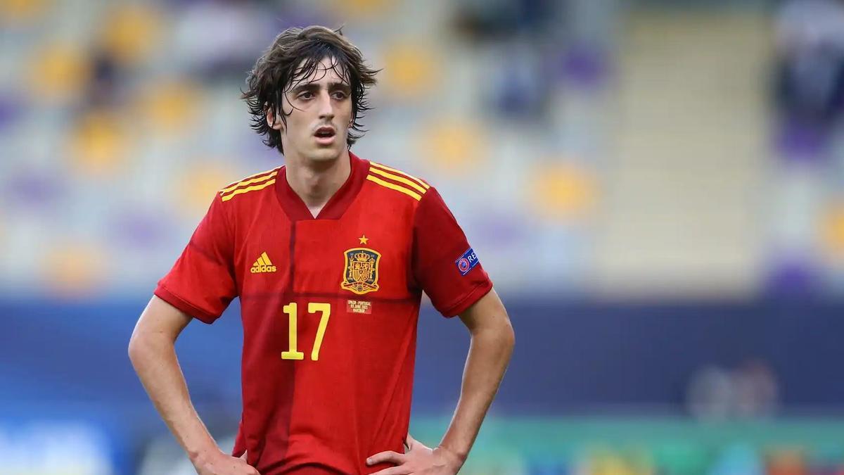 Bryan Gil, con la camiseta de la selección