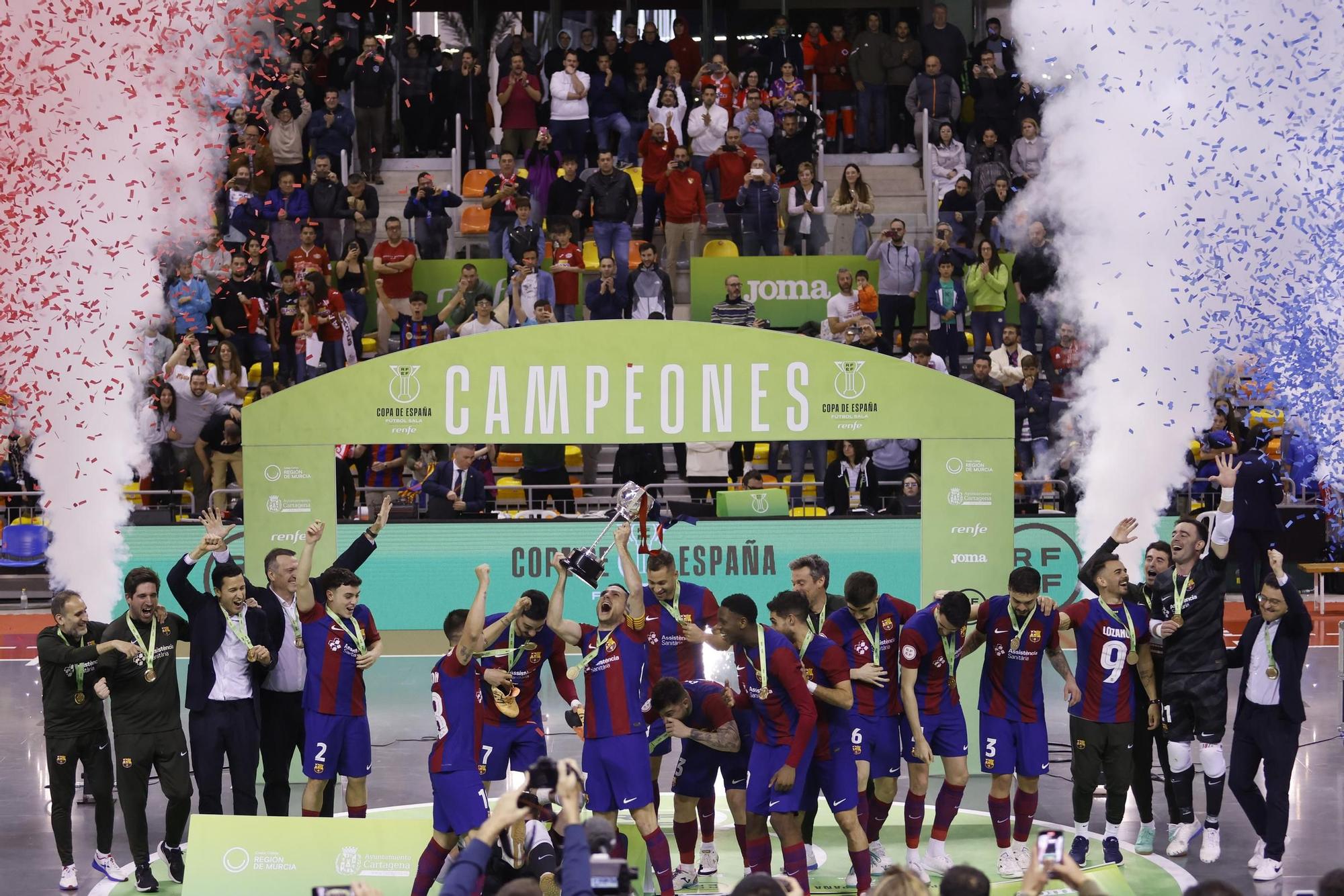 ElPozo Murcia - FC Barcelona, final de la Copa de España de fútbol sala