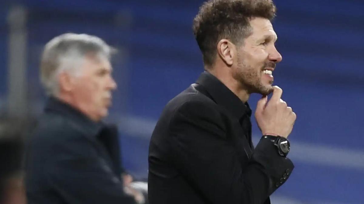 Carlo Ancelotti y Diego Pablo Simeone.
