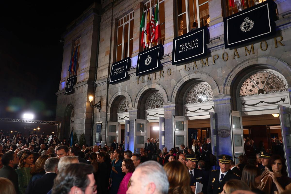 La ceremonia de los premios "Princesa de Asturias" 2025 en el teatro Campoamor de Oviedo