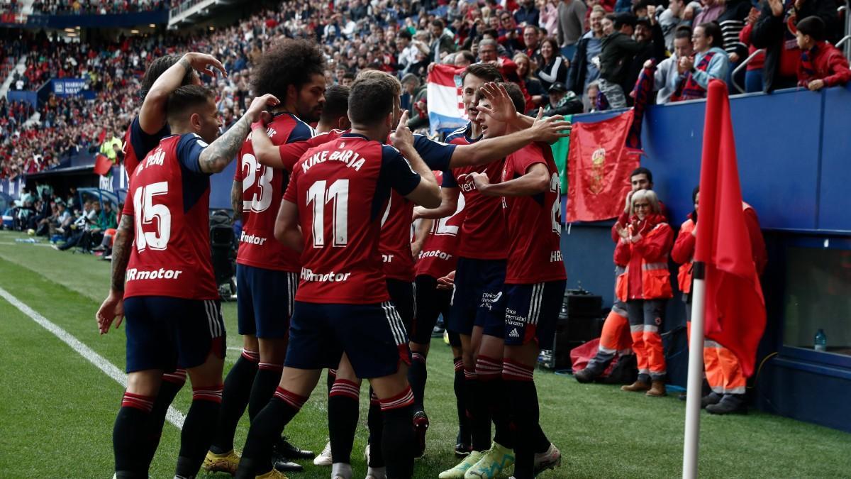 Budimir marcó un doblete ante el Betis que acabó dando la victoria a Osasuna