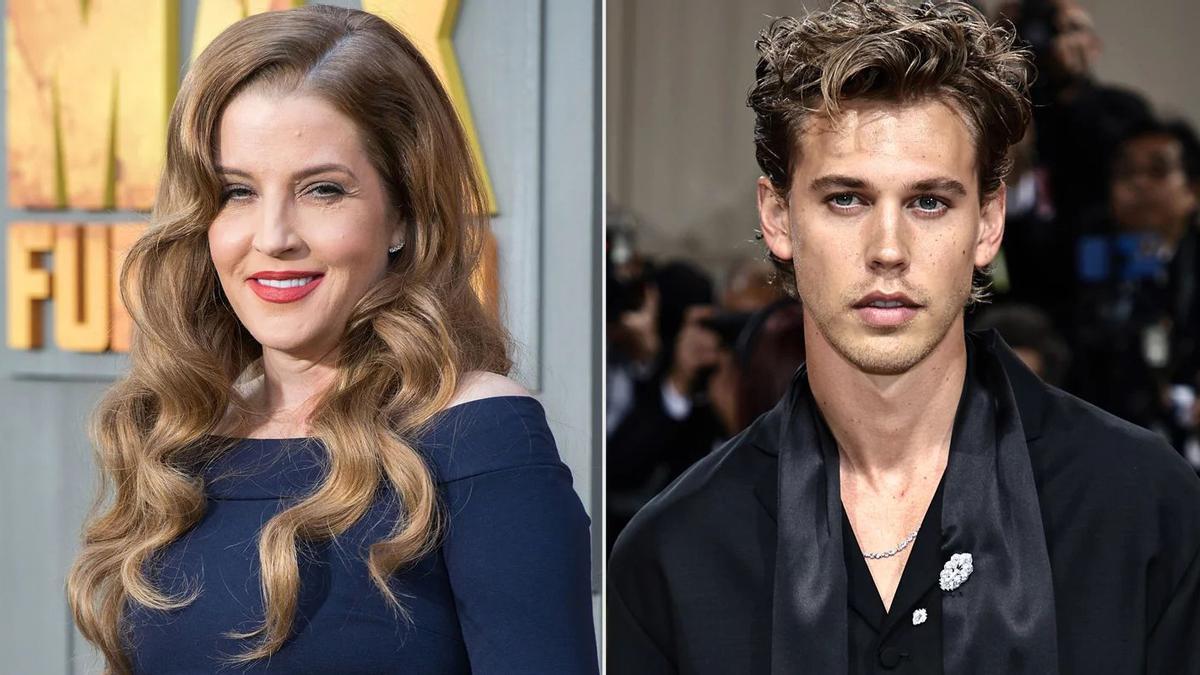 Lisa Marie Presley y el actor Austin Butler.