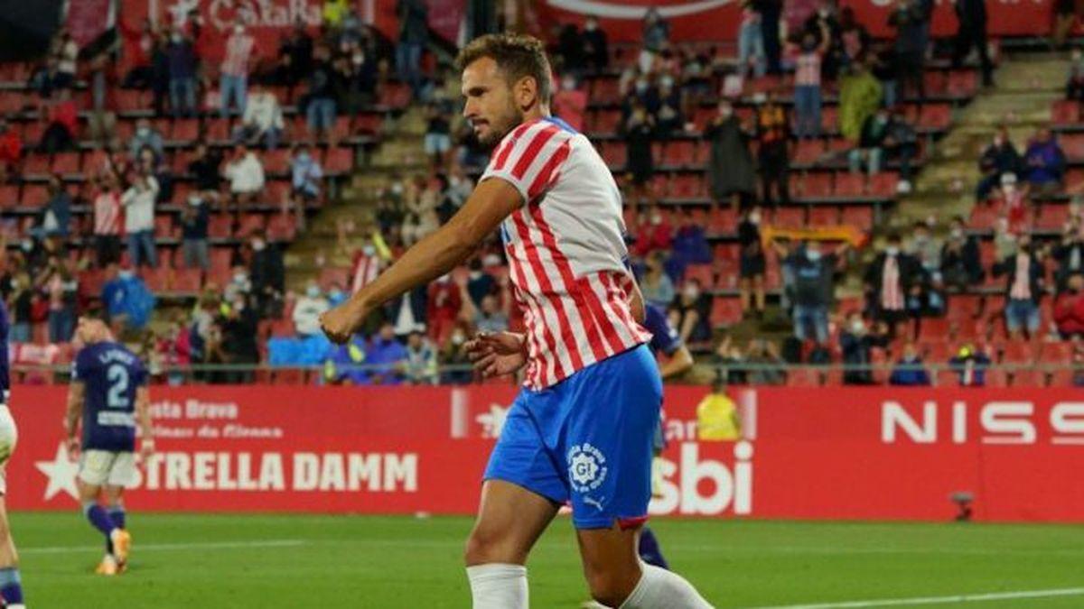 El Girona rescató una valiosa victoria sobre el Valladolid luego de tres fechas seguidas perdiendo