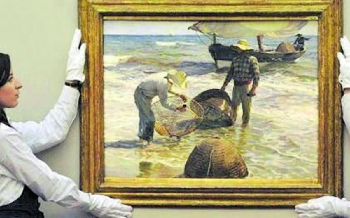 ‘Pescadores valencianos’ fue vendida en 2012 por 4,5 millones de euros. Es la  segunda obra de Sorolla más cara de la  historia.