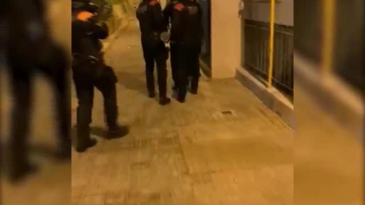 Vídeo de la actuación de los Mossos