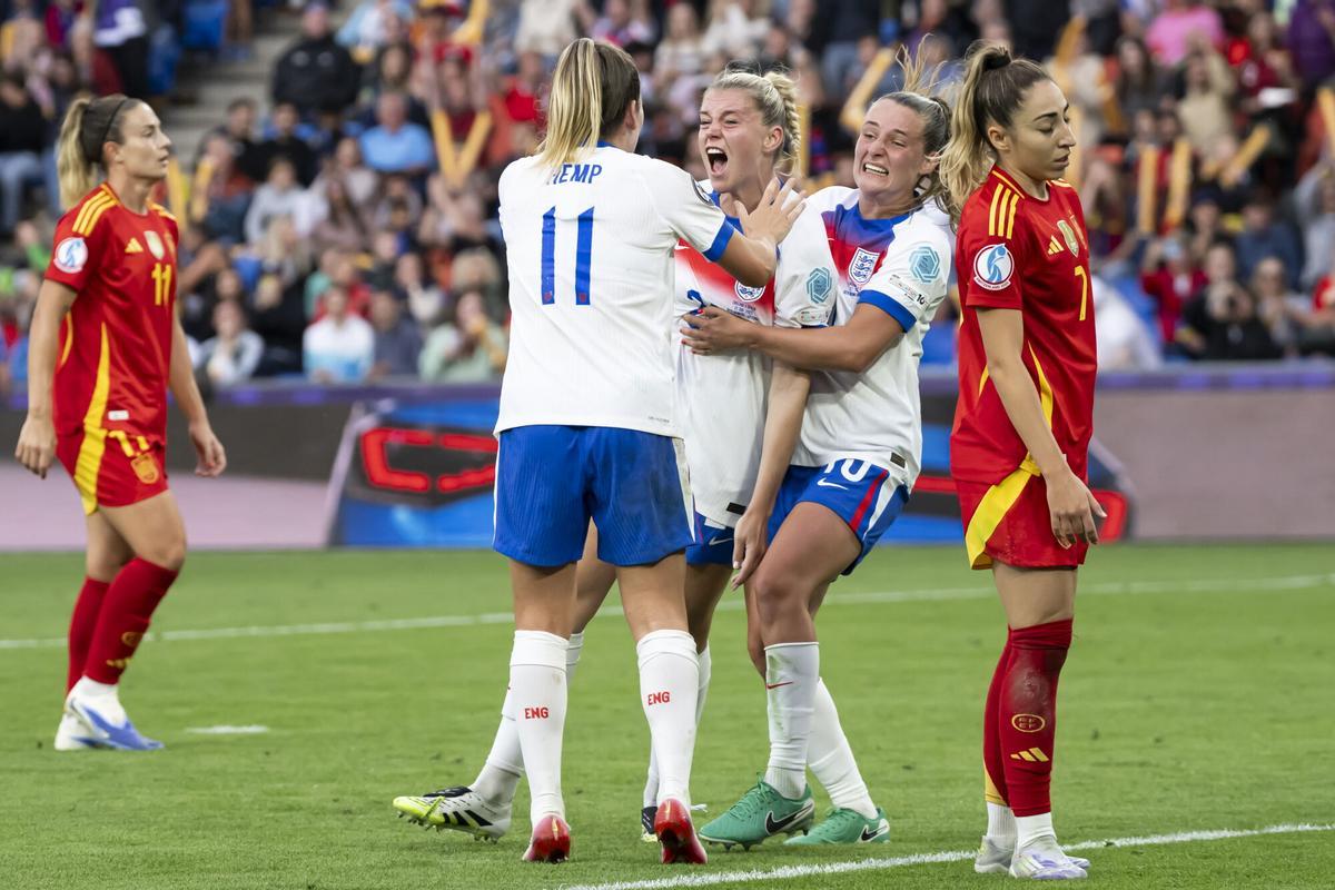 Inglaterra derrotó a España en la última final de la Eurocopa disputada en Suiza