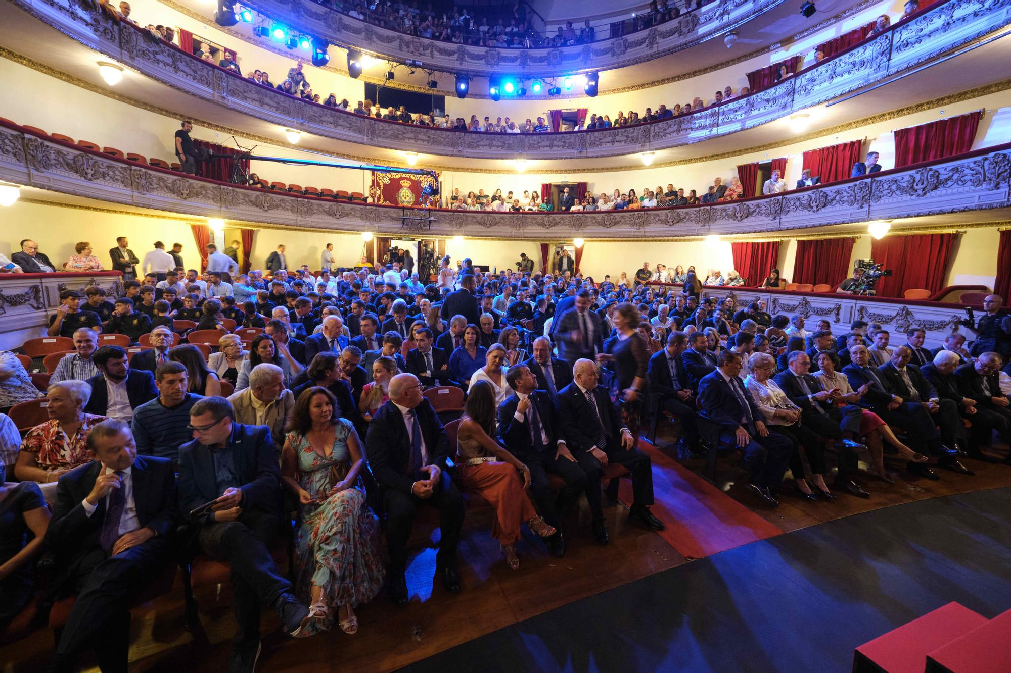 Acto del Centenario del CD Tenerife