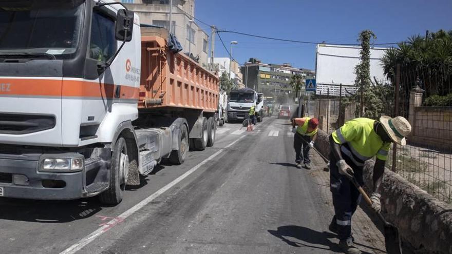 El asfaltado del camí Nou concluirá hoy