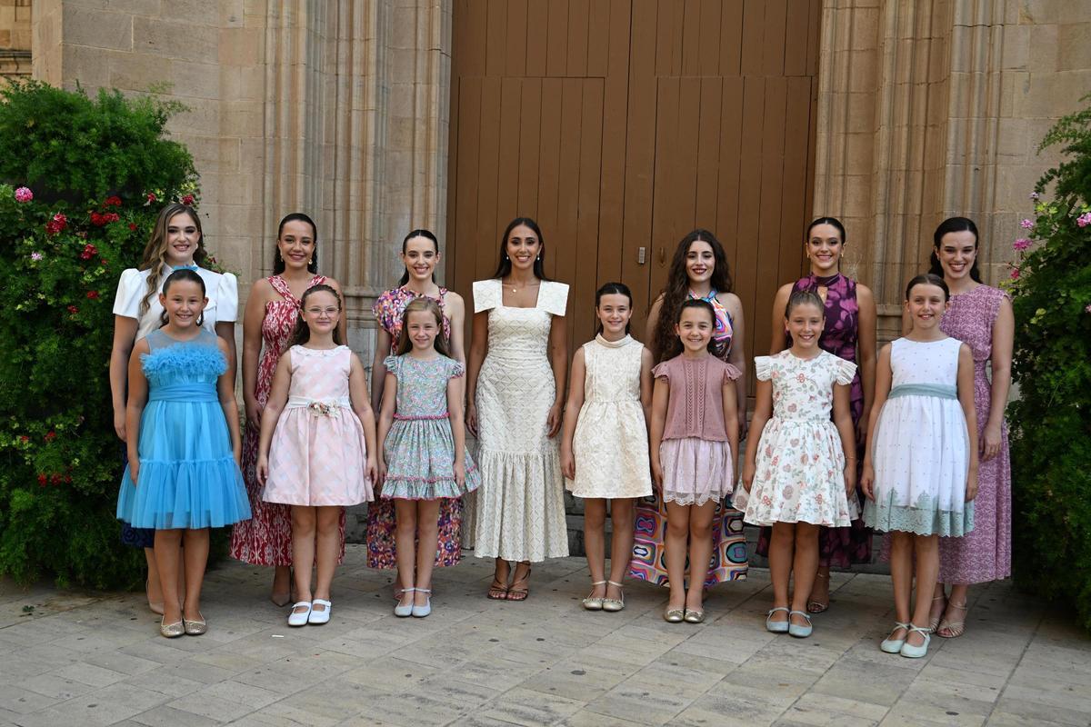 Las reinas de las fiestas y damas de la ciudad de Castelló 2027.