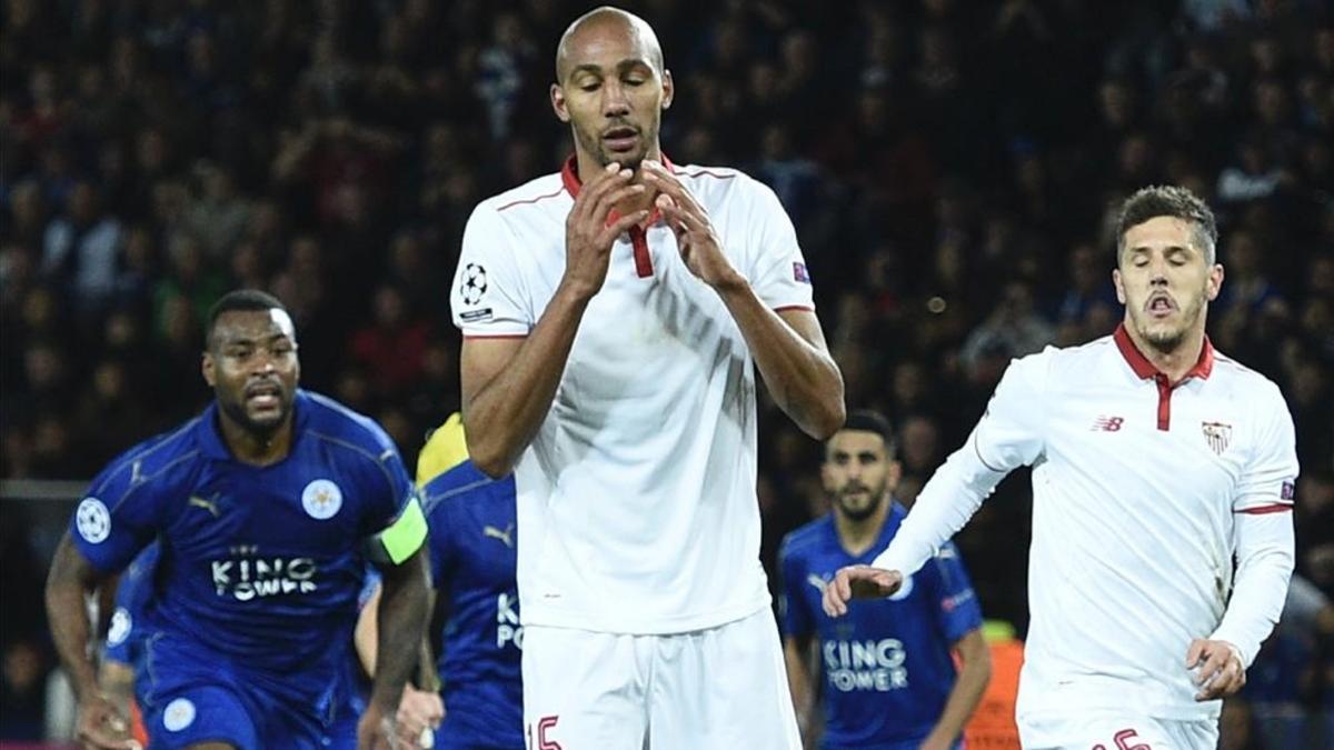 El Sevilla cayó ante el Leicester en su último emparejamiento con un equipo inglés