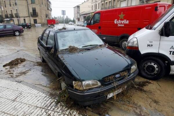 Fotogalería: Lluvias torrenciales en Aragón