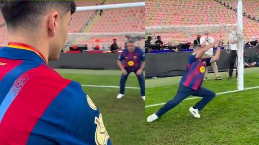 La tradición de Pedri: Así celebra con su padre si gana una final