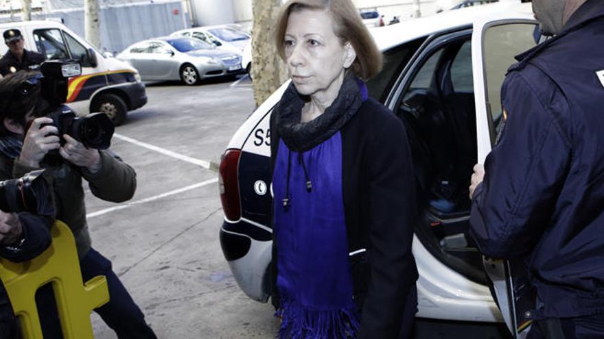 Maria Antònia Munar saldrá esta tarde por primera vez de la cárcel