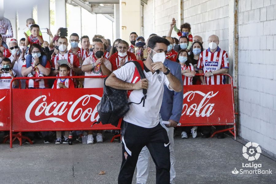 Liga Smartbank 2021/2022 I Partido entre el Sporting y el Málaga CF en El Molinón