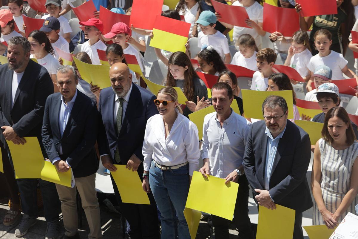 Un millar de escolares mallorquines reivindican el "valor cultural" de La Balanguera en la Misericòrdia de Palma