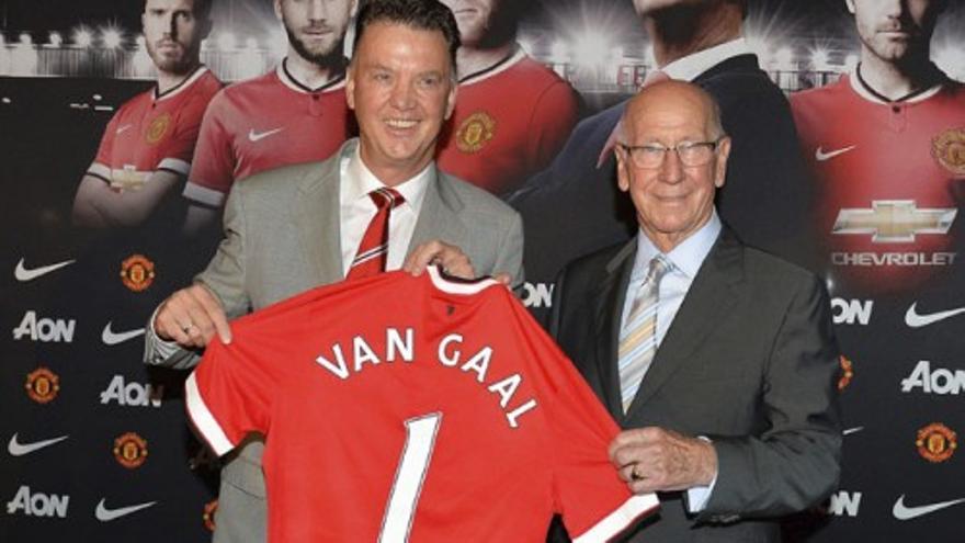 Van Gaal presentado en el Manchester United