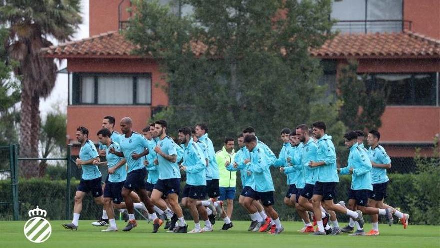 L&#039;equip entrenant a TorreMirona.