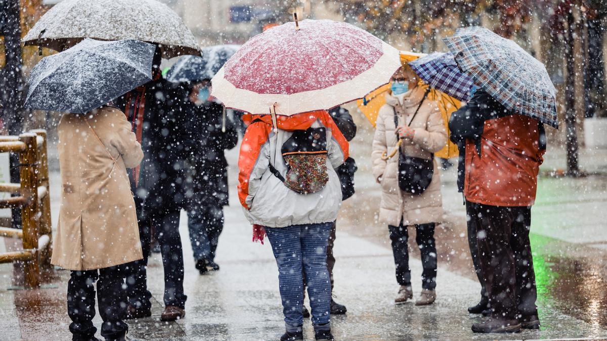 La nieve llega a Castilla y León