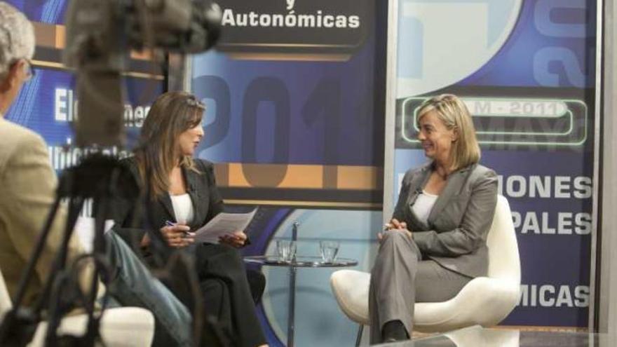 Un momento de la entrevista en INFORMACIÓN TV.