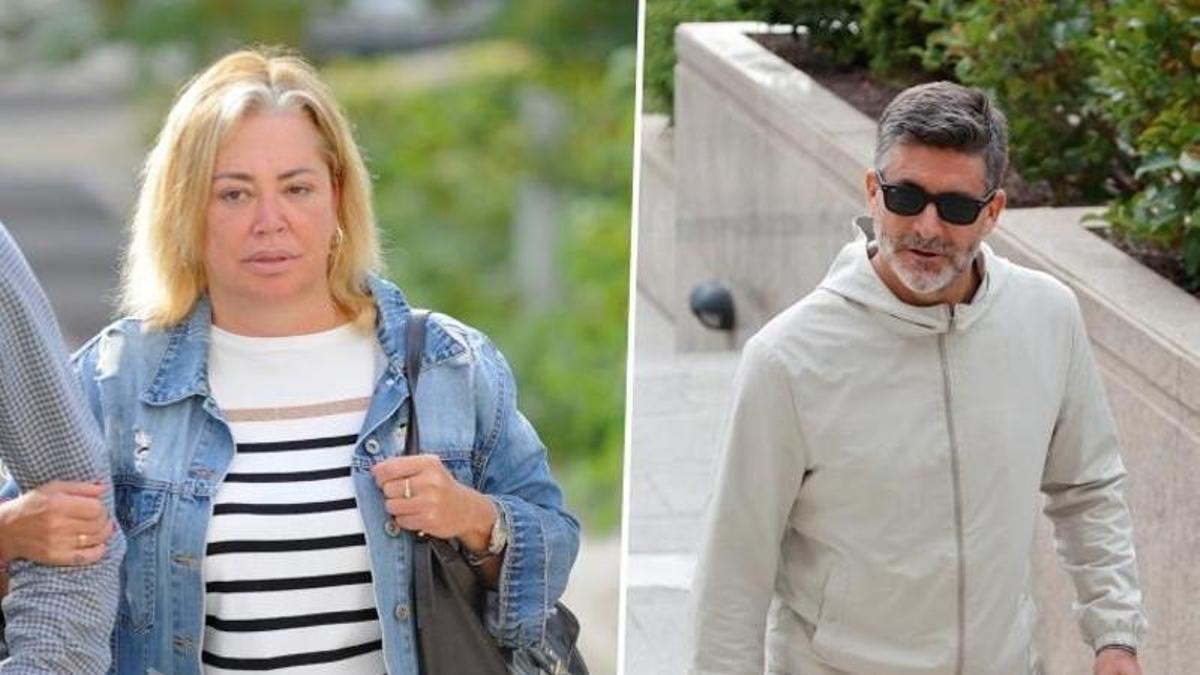Belén Esteban y Toño Sanchís cuando se celebró su juicio