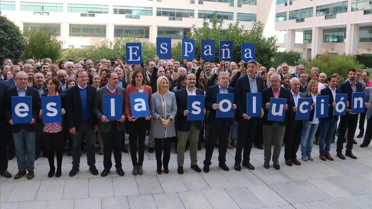 presentacdo el lema de campaña del Partido Popular