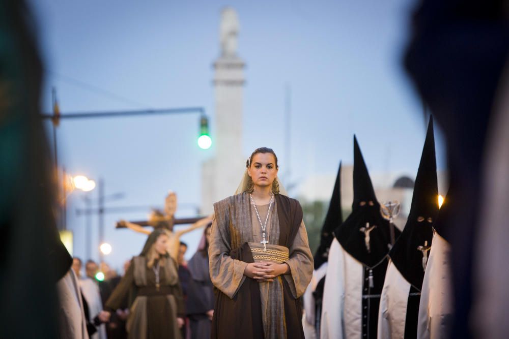 Procesión del sábado de Pasión en el Grao