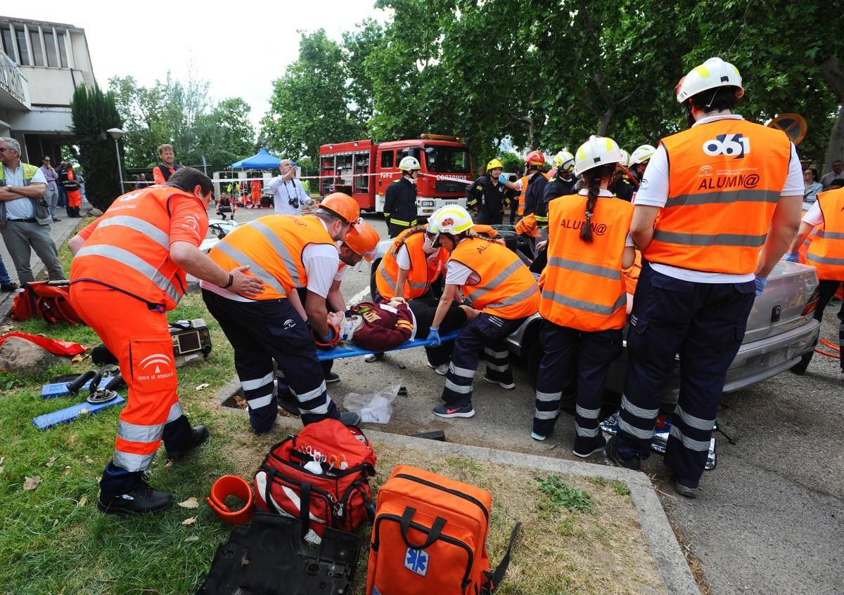 Simulacro de atentado terrorista en la Facultad de Medicina